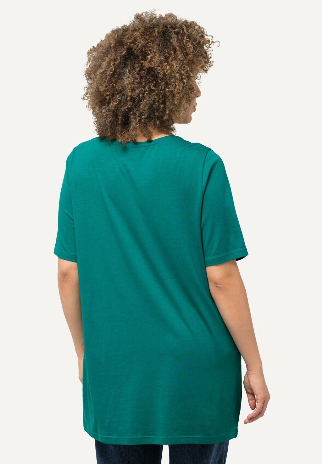 

Базовая футболка Ulla Popken, цвет Mottled Green