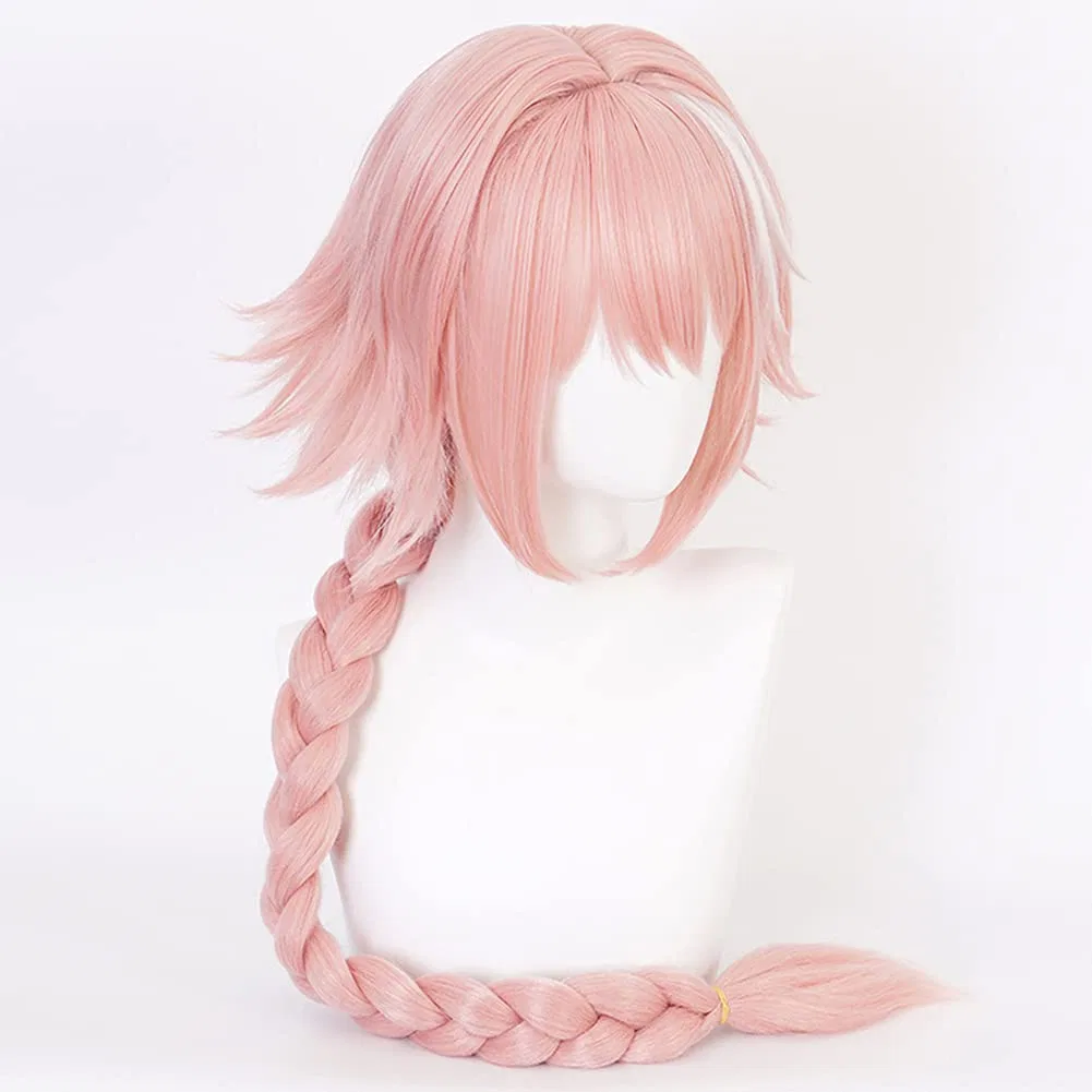 Парик HIROAKIYA Rider Astolfo Cosplay, Fate Rider Astolfo с шапочкой Hiroakiya, Rider Astolfo — фото 3
