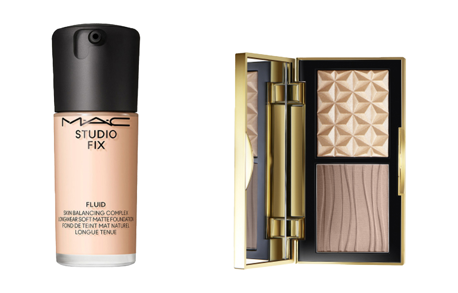 

Жидкий тональный крем хайлайтер набор для макияжа выравнивание тона кожи 30мл+7г MAC