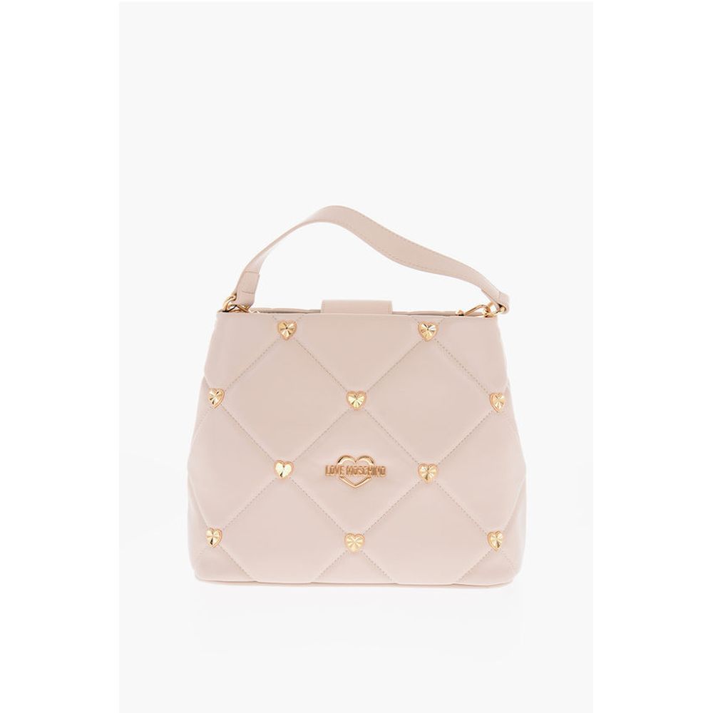 

Бежевая полиэтиленовая сумка-тоут Moschino, Beige