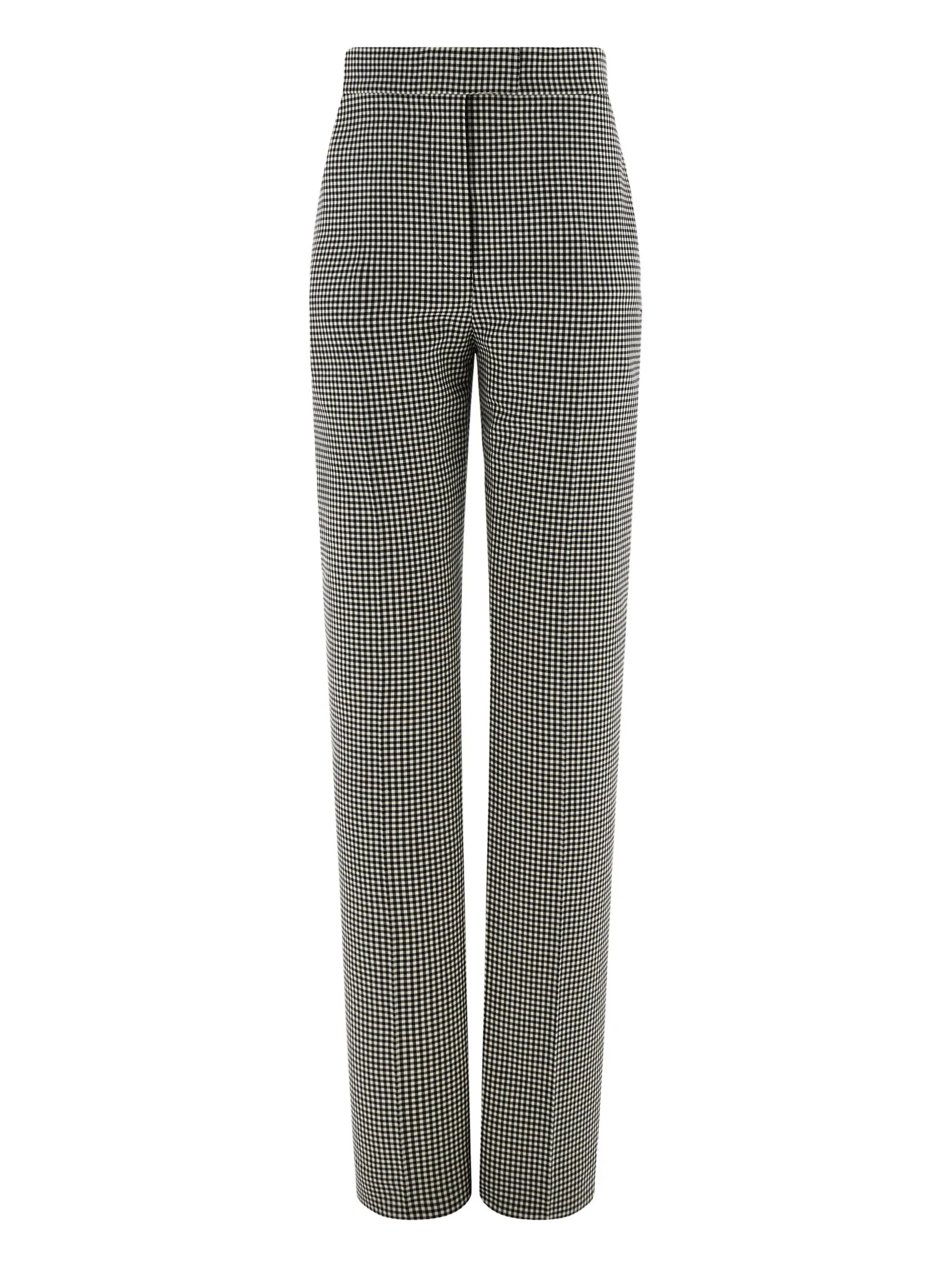 

Брюки в клетку гингем Ferragamo, черный