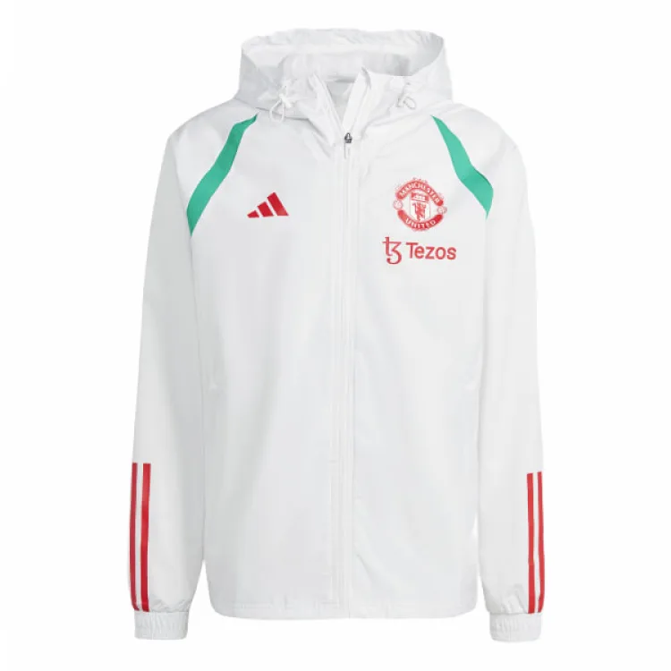 Куртка Manchester United Tiro 23 All Weather Adidas, Core White