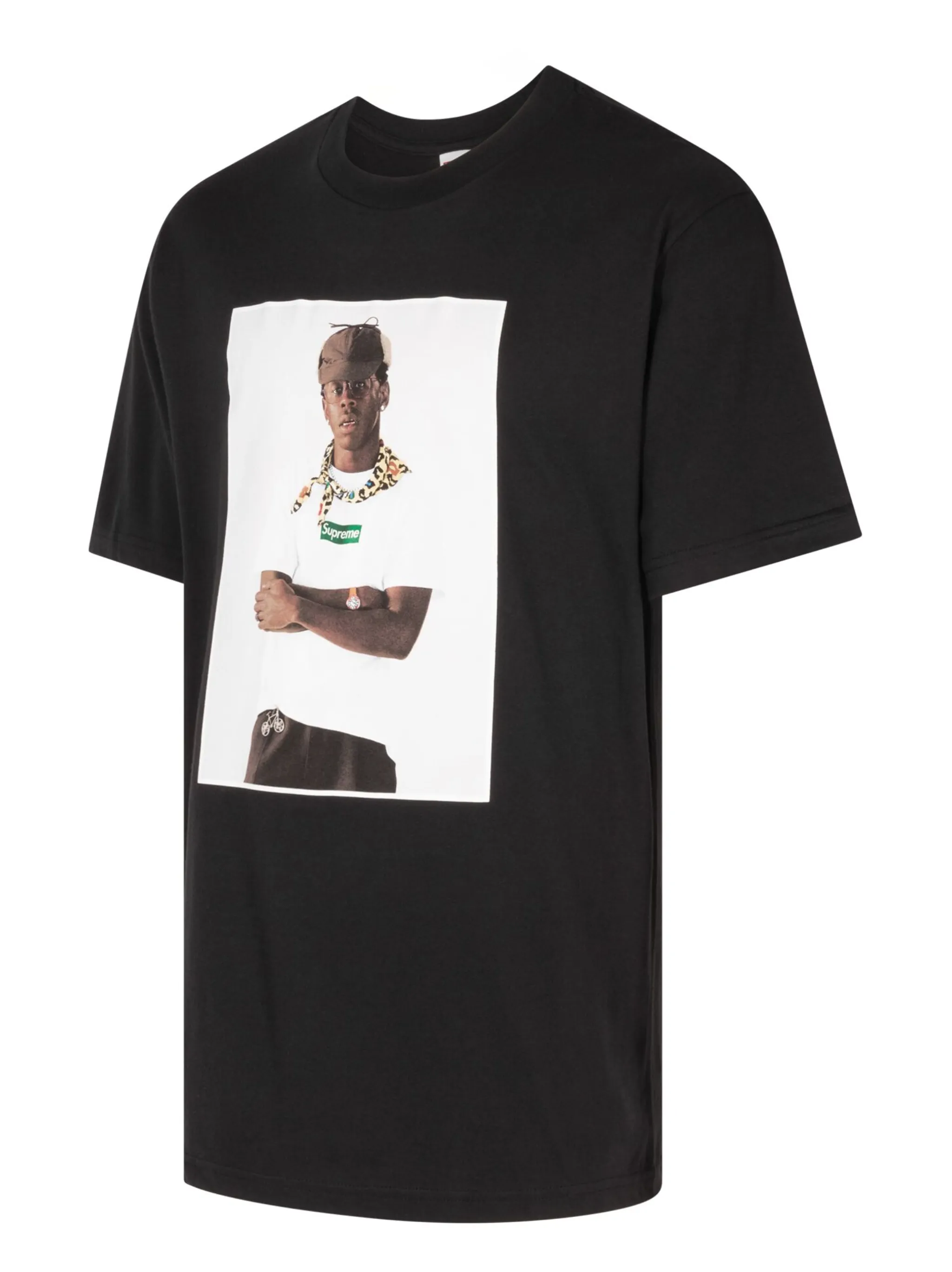 Футболка с принтом из коллаборации с Tyler The Creator Supreme, черный — фото 3