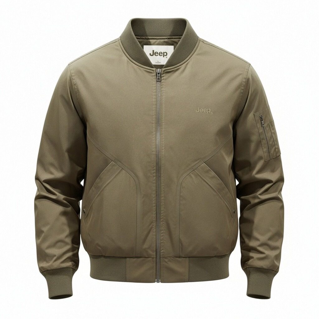 

Куртка Unisex Baseball Collar Moderate Others Jeep, coffee