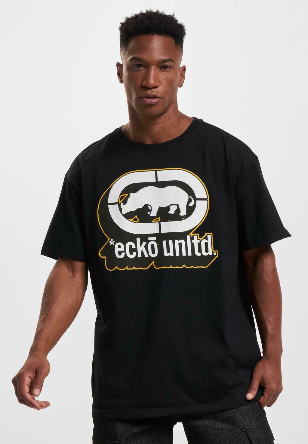 

Футболка с принтом EMMA ecko unltd., черный