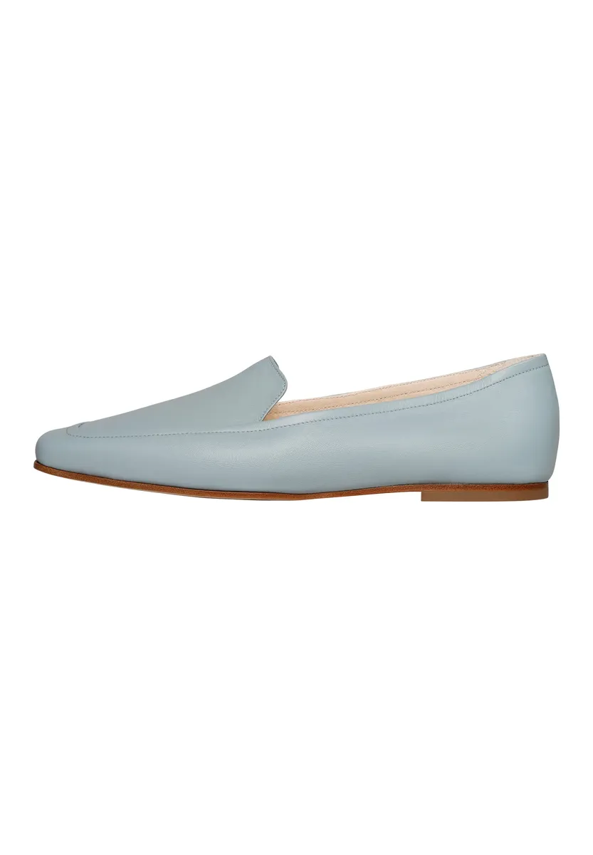 

Лоферы Henry Stevens "Audrey HVL business Shoes", женские полуботинки из кожи ручной работы, тапочки, синий