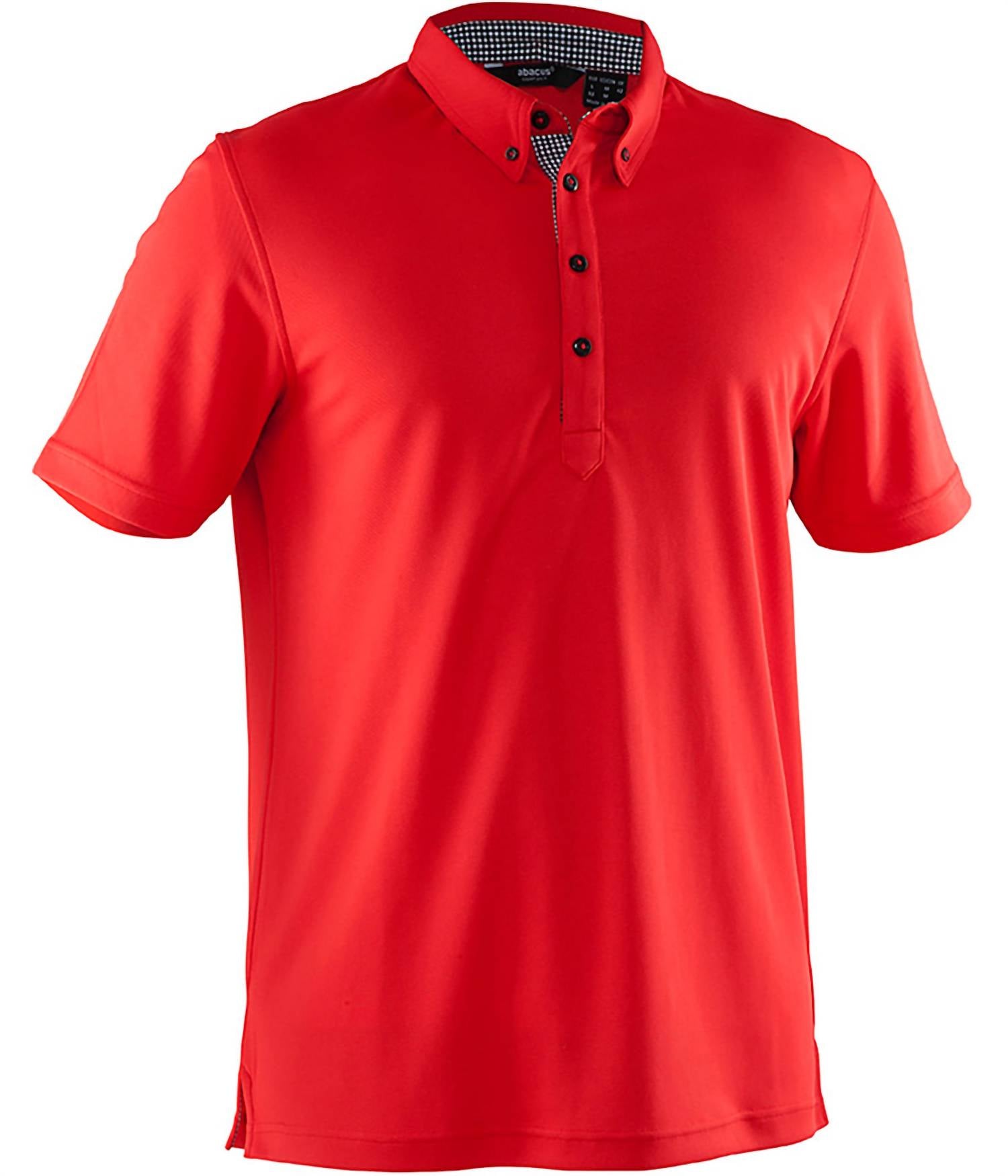 

Мужское поло Oliver красного цвета Abacus Sportswear US