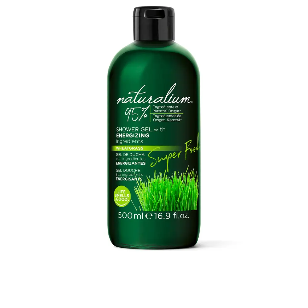 

Гель для душа Super food wheatgrass energizing shower gel Naturalium, 500 мл.