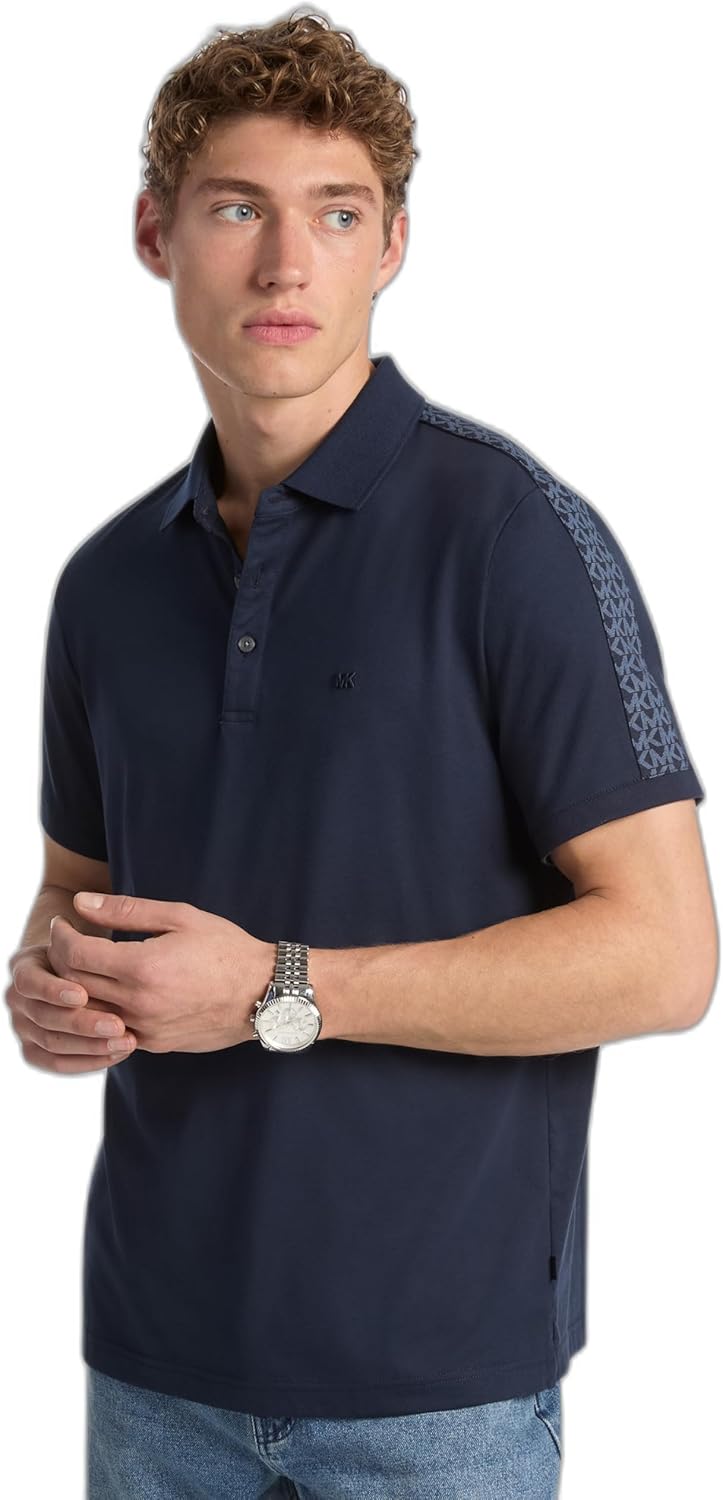 

Футболка-поло Michael Kors мужская, с логотипом на плече, Midnight, Синий, Футболка-поло Michael Kors мужская, с логотипом на плече, Midnight