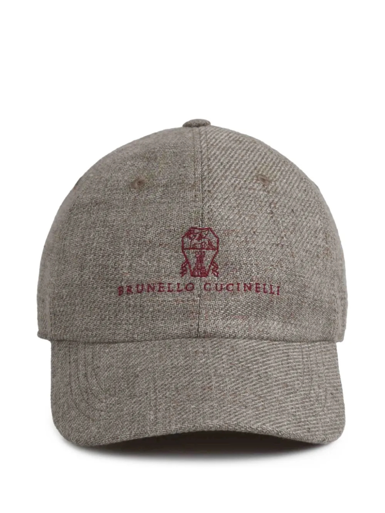

Кепка Brunello Cucinelli с вышитым логотипом, коричневый