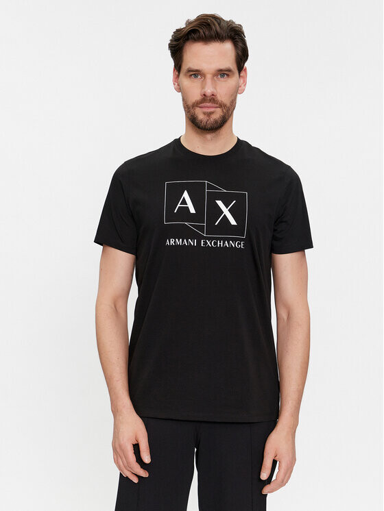 

Футболка стандартного кроя Armani Exchange, черный