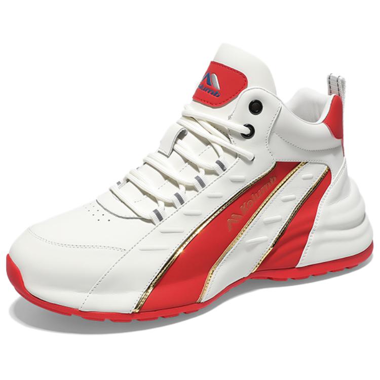 

Kolumb Кроссовки мужские, увеличивающие рост, с мягкой подошвой и противоскользящим эффектом, белые, красные