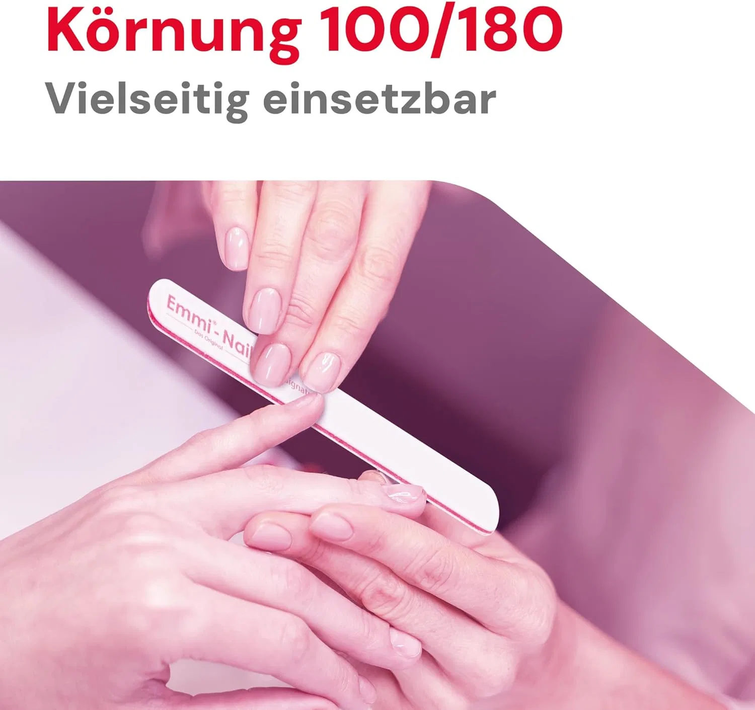 Набор пилок для ногтей Emmi-Nail White Signature 100/180, 20 шт. Emmi Nail — фото 4