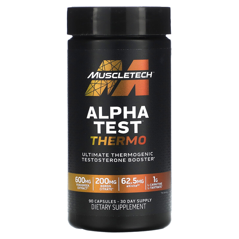 

MuscleTech, Alpha Test Thermo`` 90 капсул