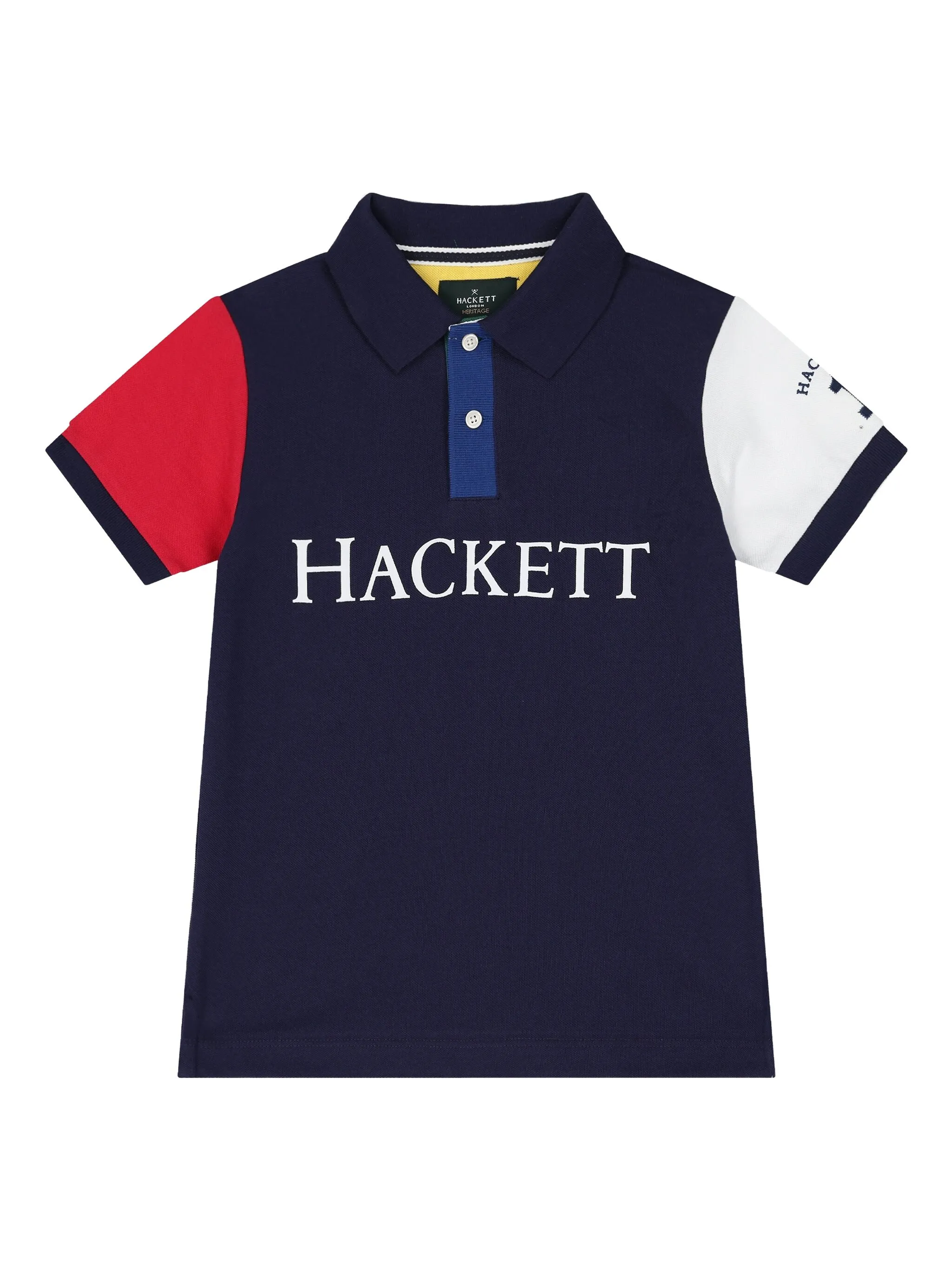 

Рубашка поло с логотипом Hackett Kids, синий