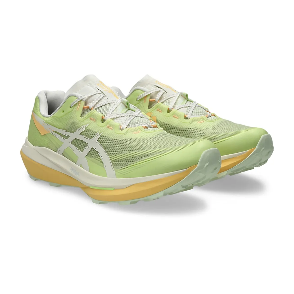 Унисекс кроссовки для трейл-раннинга Fujispeed 4 Asics, зеленый/белый — фото 2