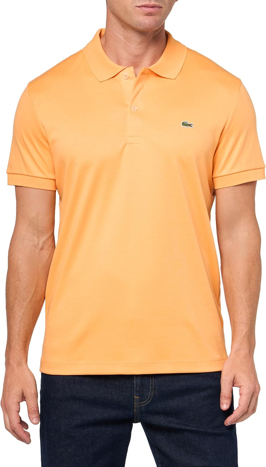 

Lacoste мужская спортивная поло с коротким рукавом Super Light, Zinnia Orange, Оранжевый, Lacoste мужская спортивная поло с коротким рукавом Super Light, Zinnia Orange