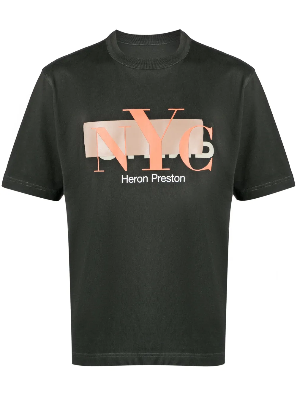 

Футболка NYC Censored Heron Preston, зеленый