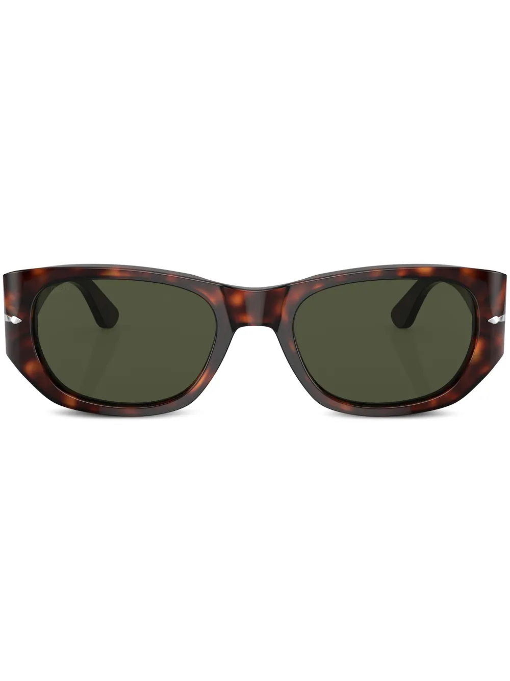 

Солнцезащитные очки в оправе черепаховой расцветки Persol, зеленый