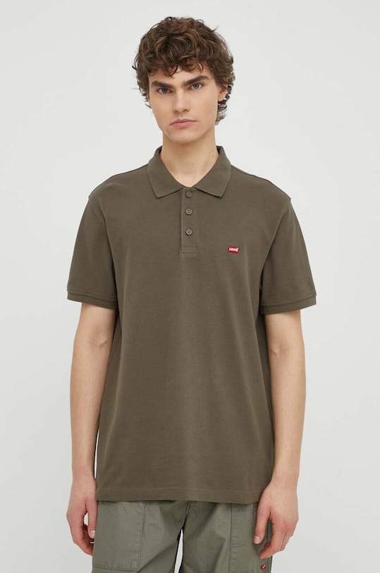 

Хлопковая поло Levi'S, зеленый