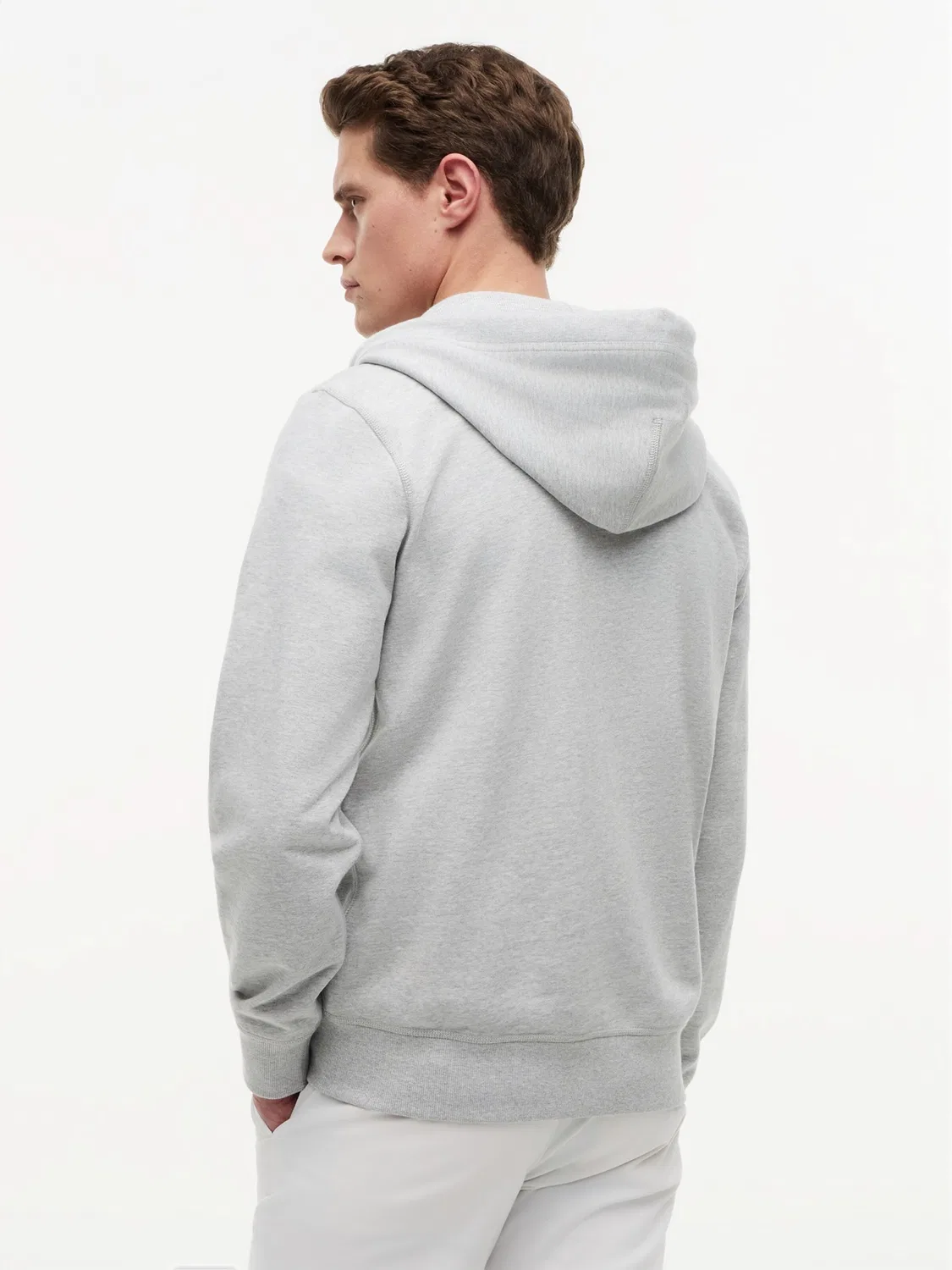 Толстовка на молнии Tommy Hilfiger, Light Grey — фото 4
