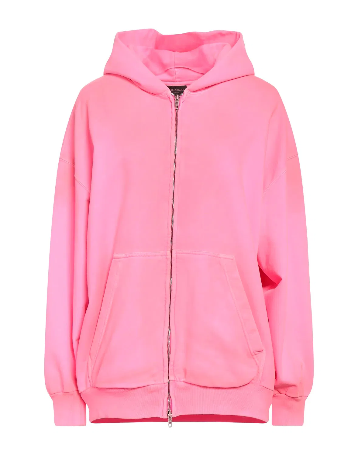 Свитшот с капюшоном розовый BALENCIAGA