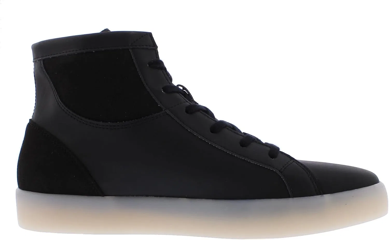 Мужские ботинки Softinos на шнуровке, со свободной стелькой, Black W Black Vegan Suede — фото 4
