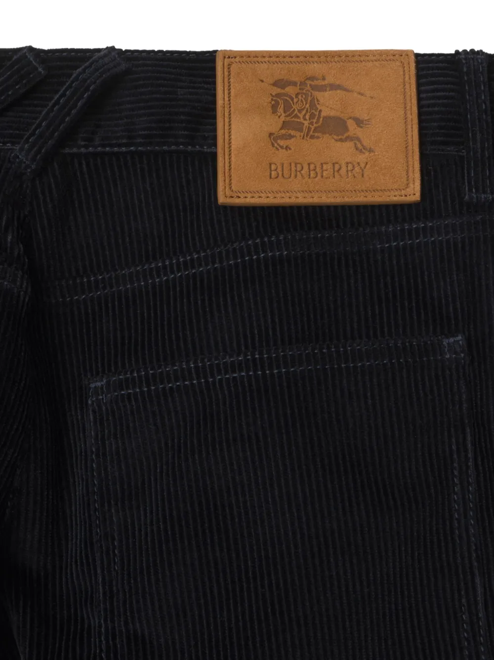 Брюки вельветовые Equestrian-Knight BURBERRY, синий — фото 2