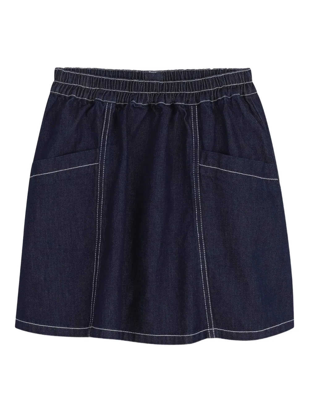 

Джинсовая юбка с карманом Kenzo Kids, синий