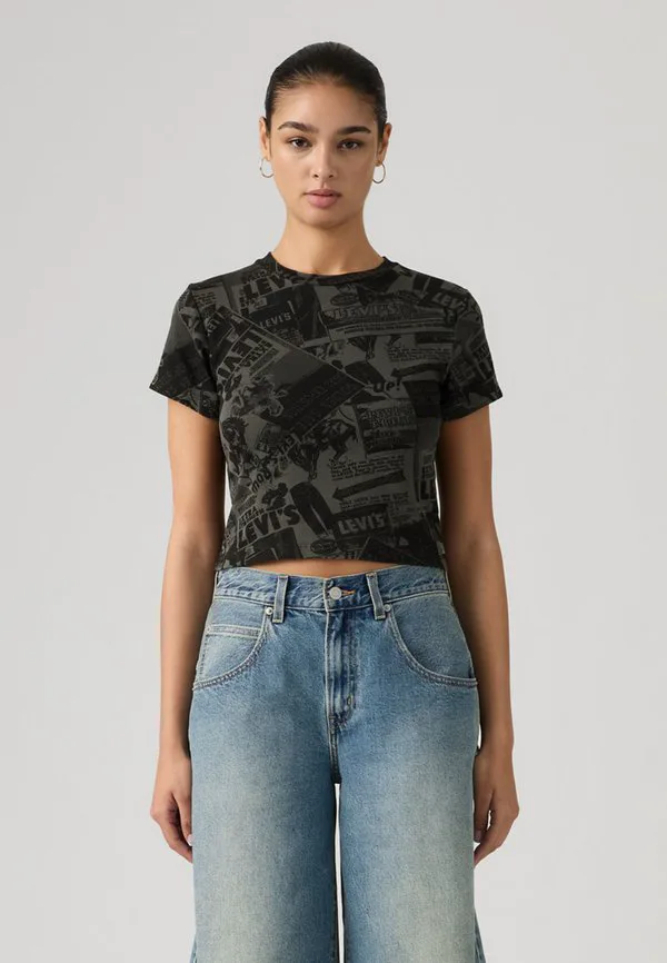 Базовая спортивная футболка с принтом Levi'S, Black — фото 2