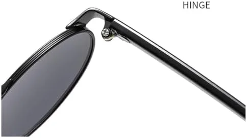 

Солнцезащитные очки 2027 года в маленькой металлической оправе с защитой от УФ-излучения UV400, круглые, для мужчин и женщин, винтажные, металлические MTZJH, C4