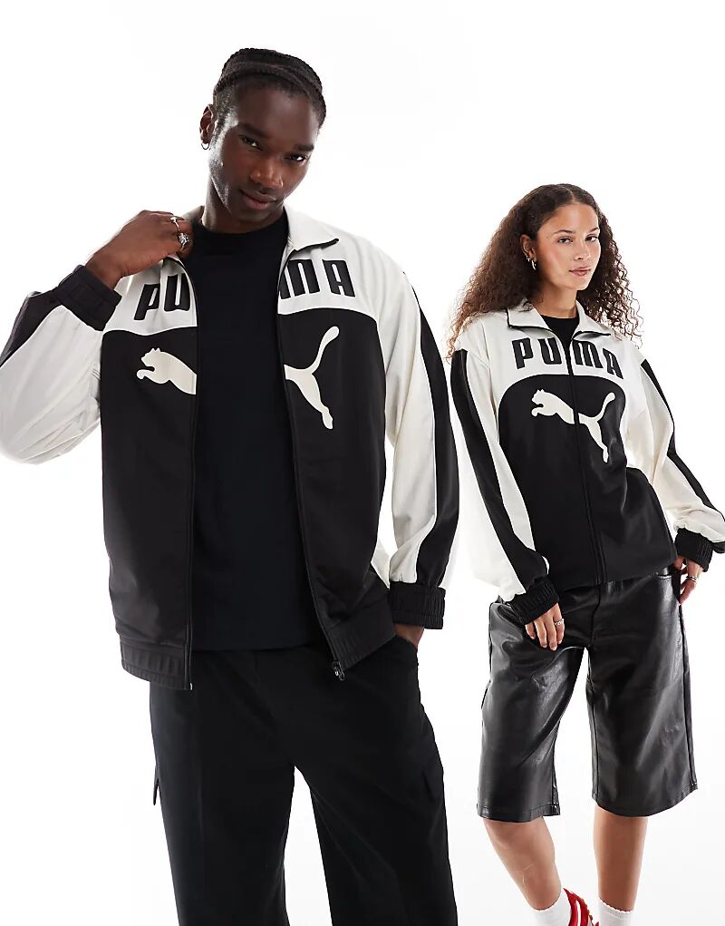 

Архивная свободная спортивная куртка в черно-белом цвете Puma
