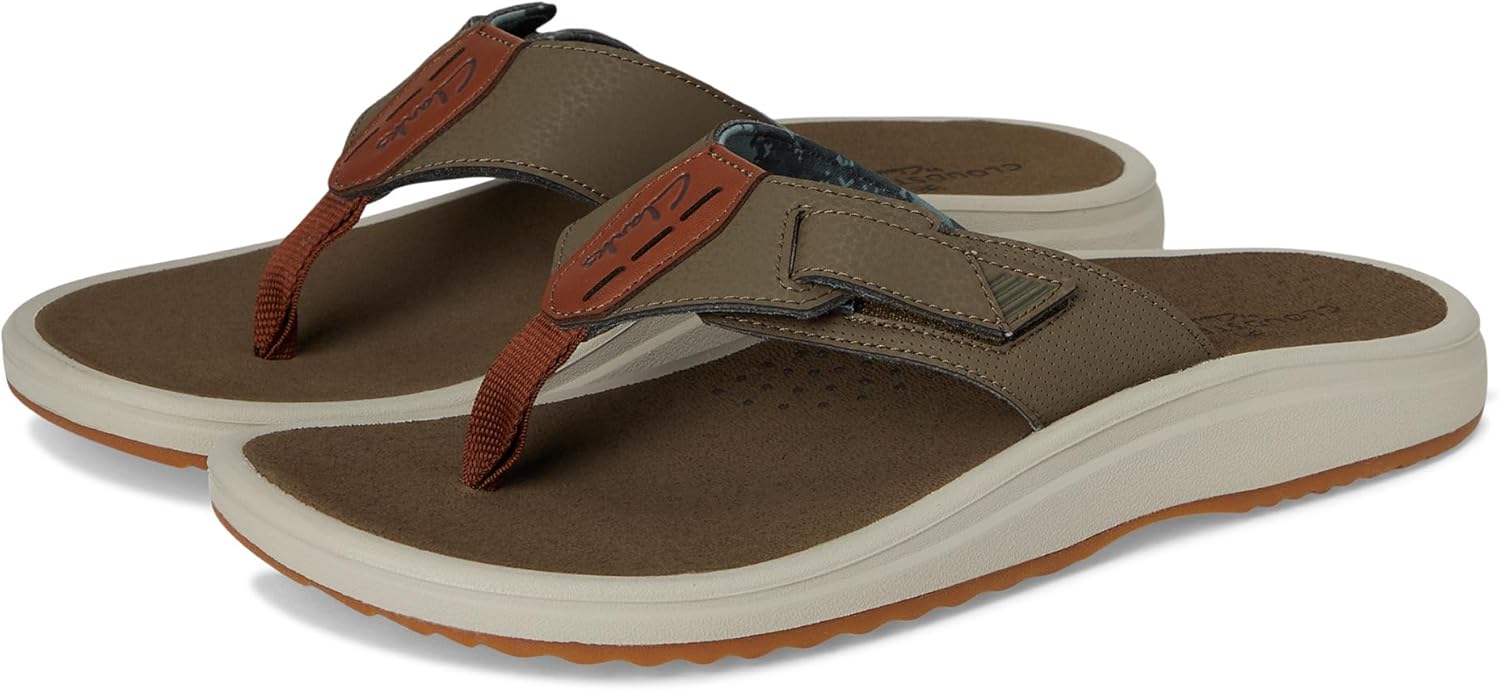 

Мужские шлепанцы Clarks Breeze, зеленый