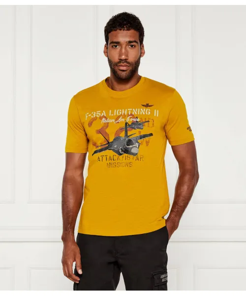 

Футболка Regular fit Aeronautica Militare, желтый