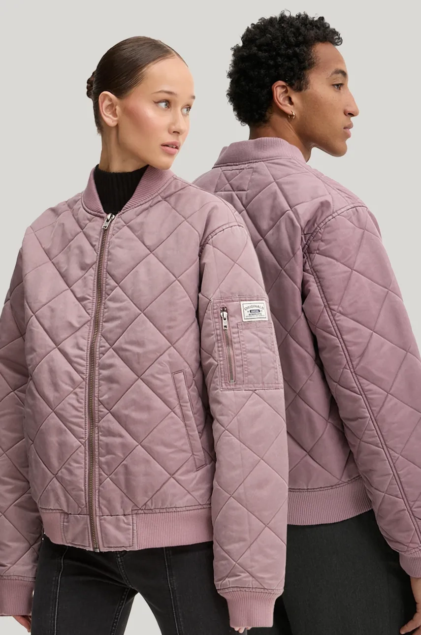 

Куртка-бомбер Guess Originals, розовый