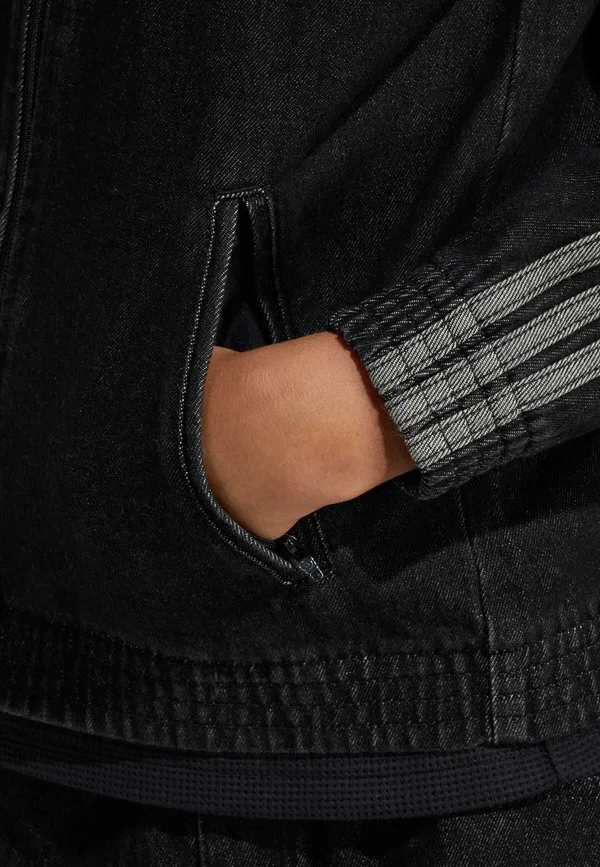 Джинсовая спортивная куртка firebird Adidas Originals, True Black Denim — фото 3