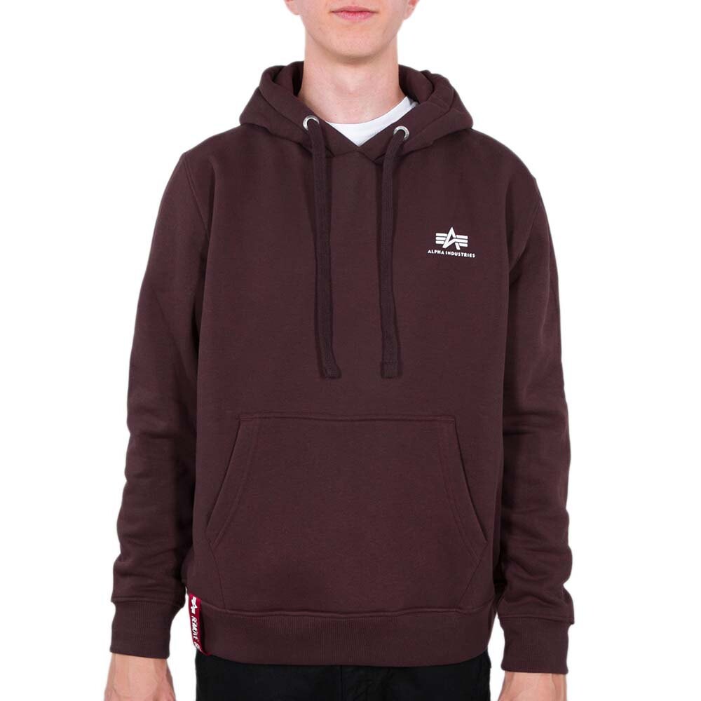 

Худи Alpha Industries Basic Small Logo, коричневый