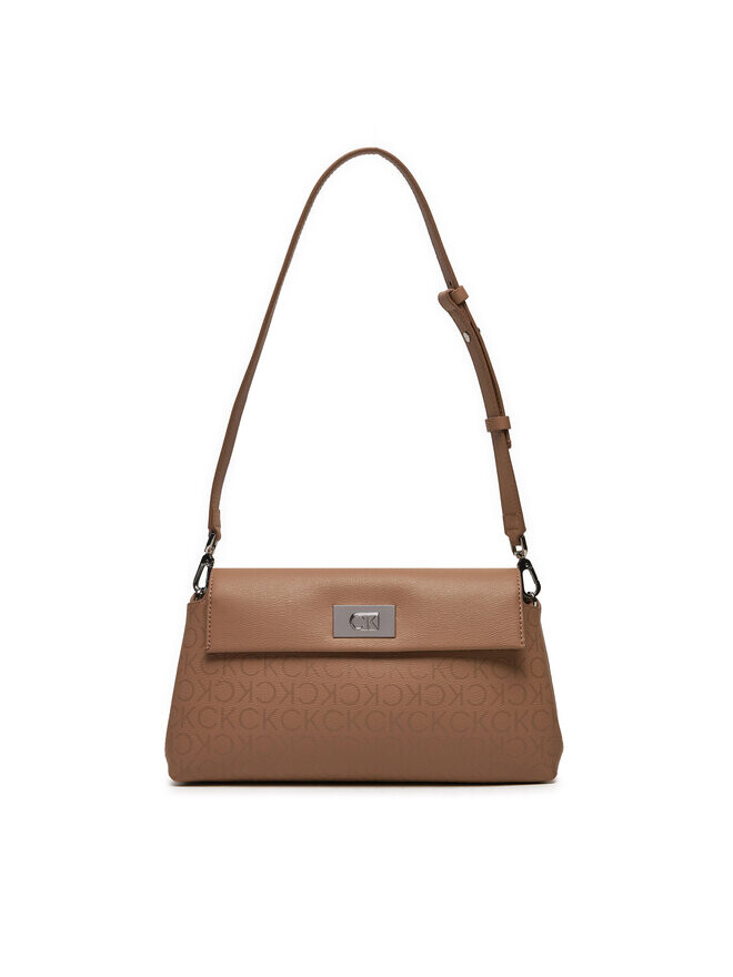 

Наплечная сумка Ck Push Shoulder Bag Calvin Klein, коричневый