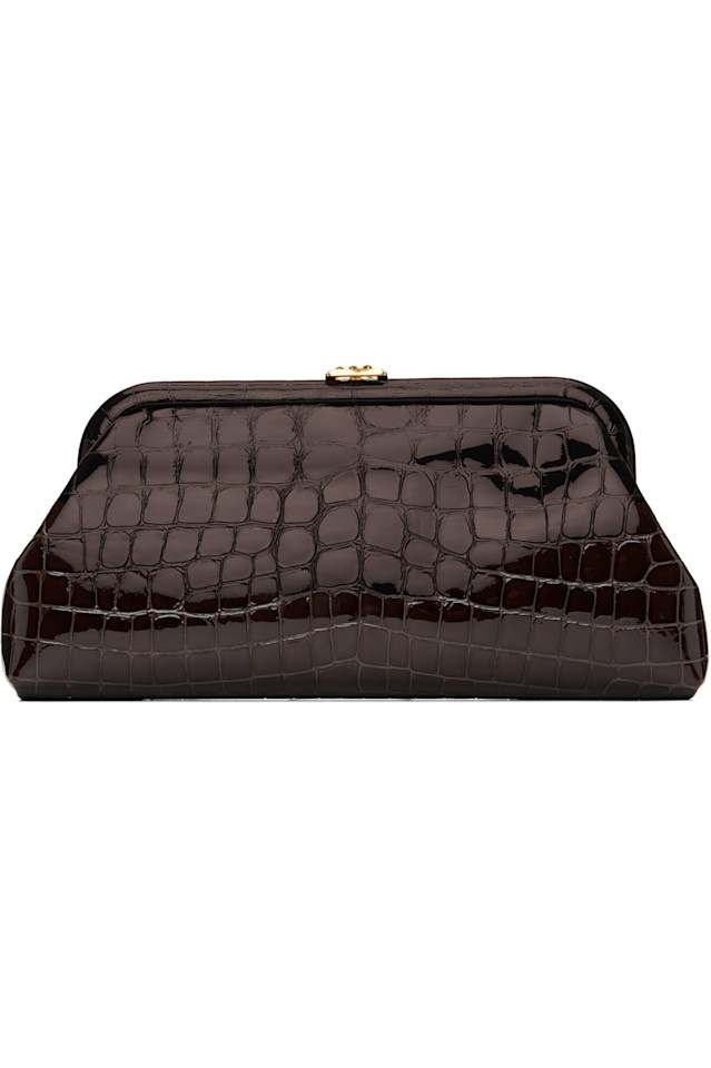 

Jimmy Choo Бордовый скайларовый клатч