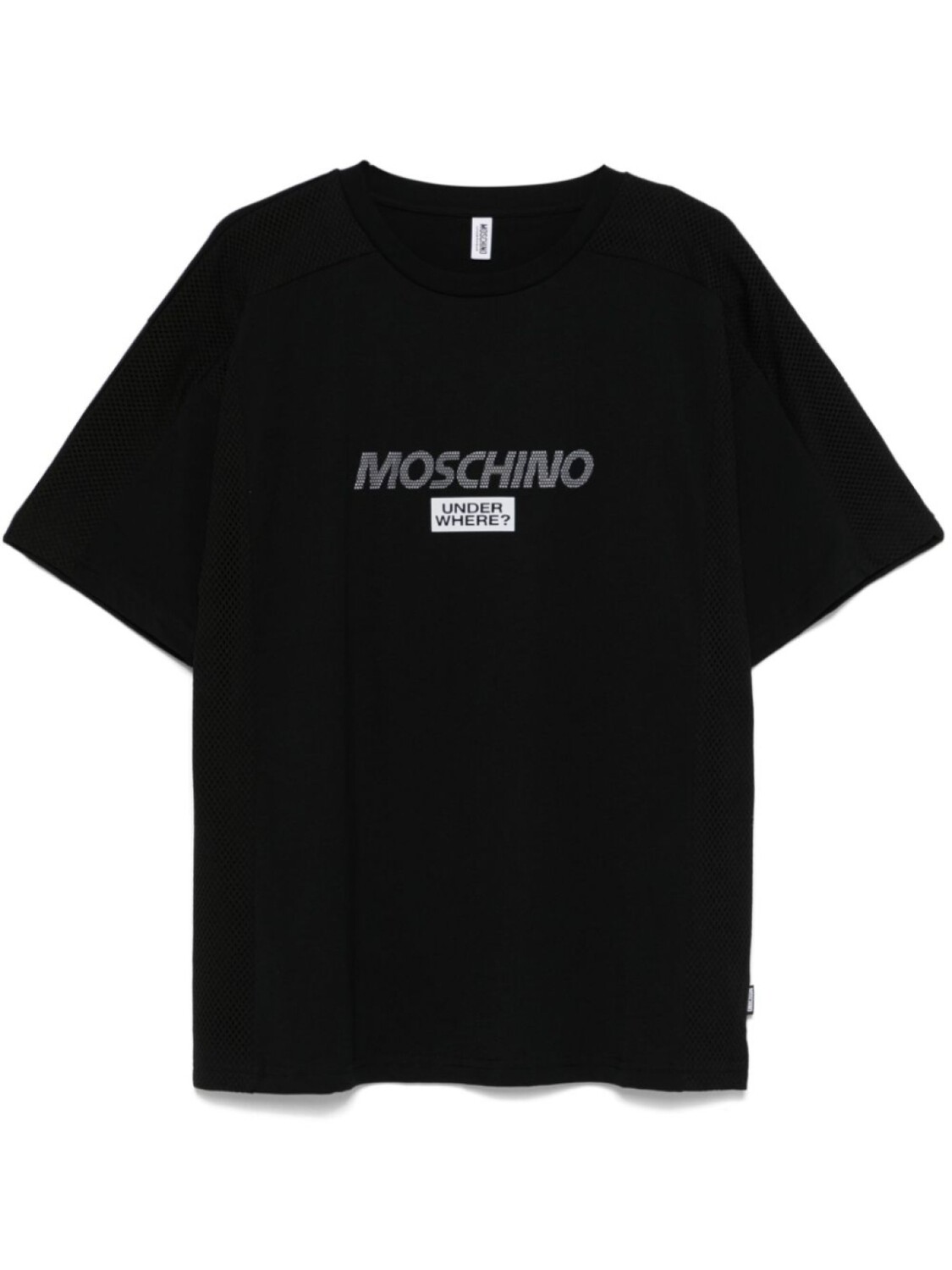

Футболка с логотипом Moschino, черный