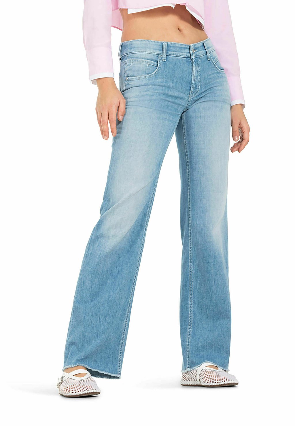 

Джинсы прямого кроя WIDE FIT Cambio, синий