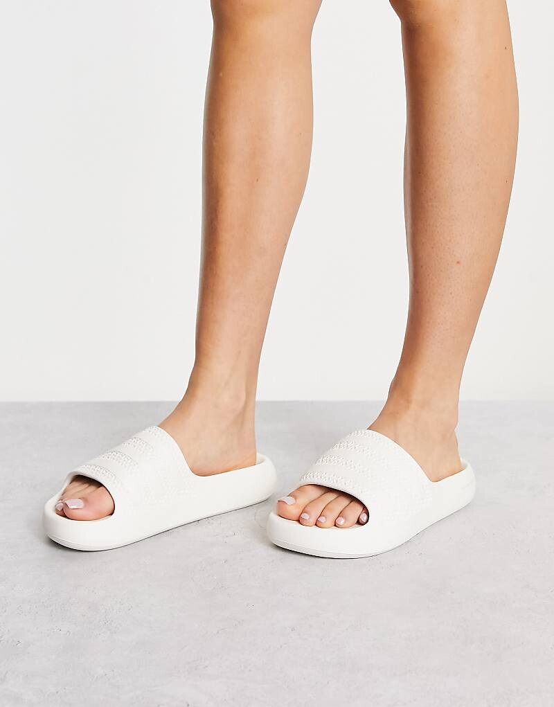 

adidas Originals – Adilette Ayoon – Белые шлепанцы
