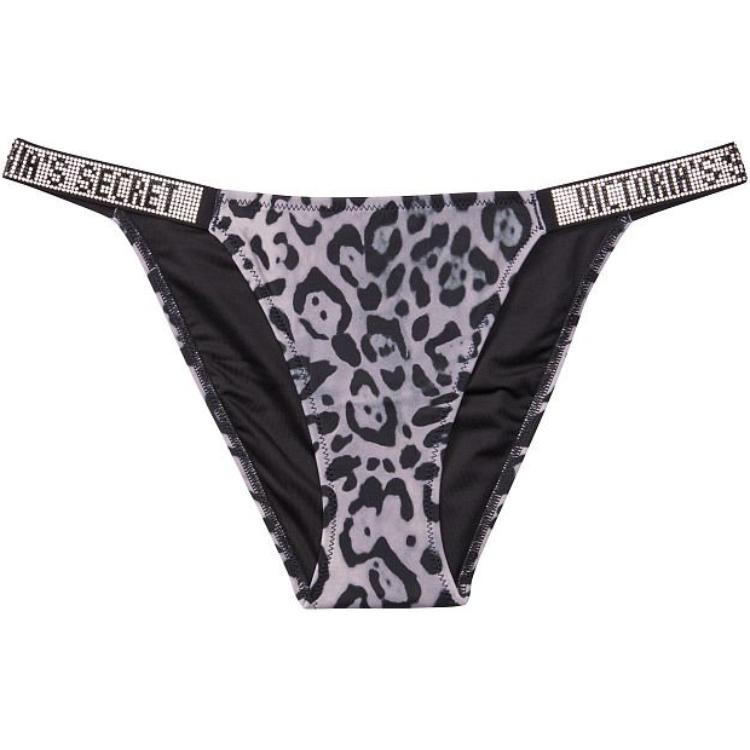 Шорты для плавания Victoria's Secret с черным леопардовым принтом, 1 шт — фото 2