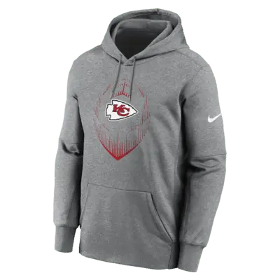 

Худи Nike Kansas City Chiefs Icon Men’s Therma NFL Pullover Hoodie, цвет Grey Heather