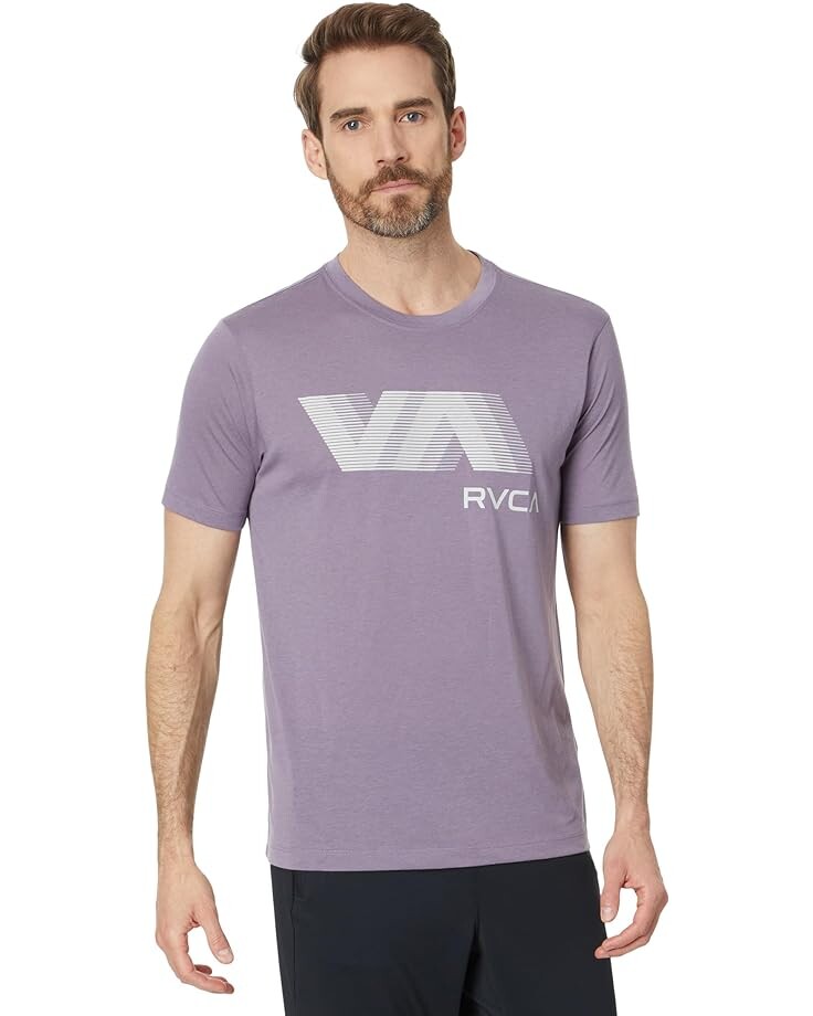

Футболка RVCA VA RVCA Blur S/S, цвет Purple Sage