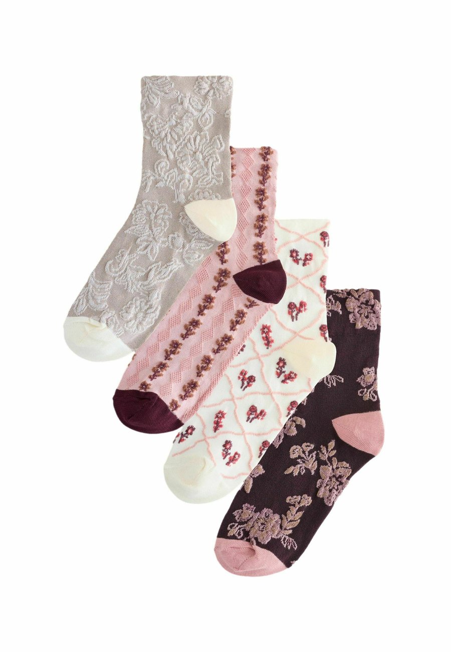 

Носки Next 4 PACK , Pink Floral/Pink
