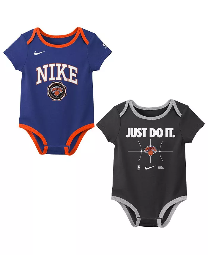 

Новорожденный набор из 2 боди New York Knicks Just Do It (синий/черный) Nike