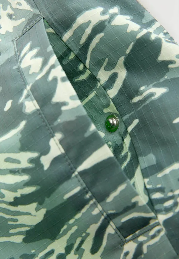 Водонепроницаемая куртка-анорак стандартного кроя Next, Green Camouflage — фото 4