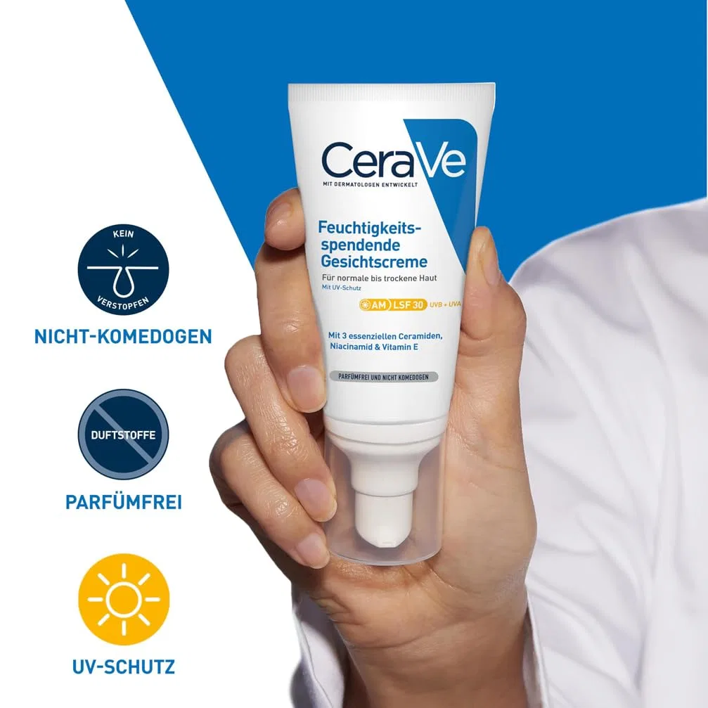 Крем для лица SPF50 CERAVE Увлажняющий с от — фото 3