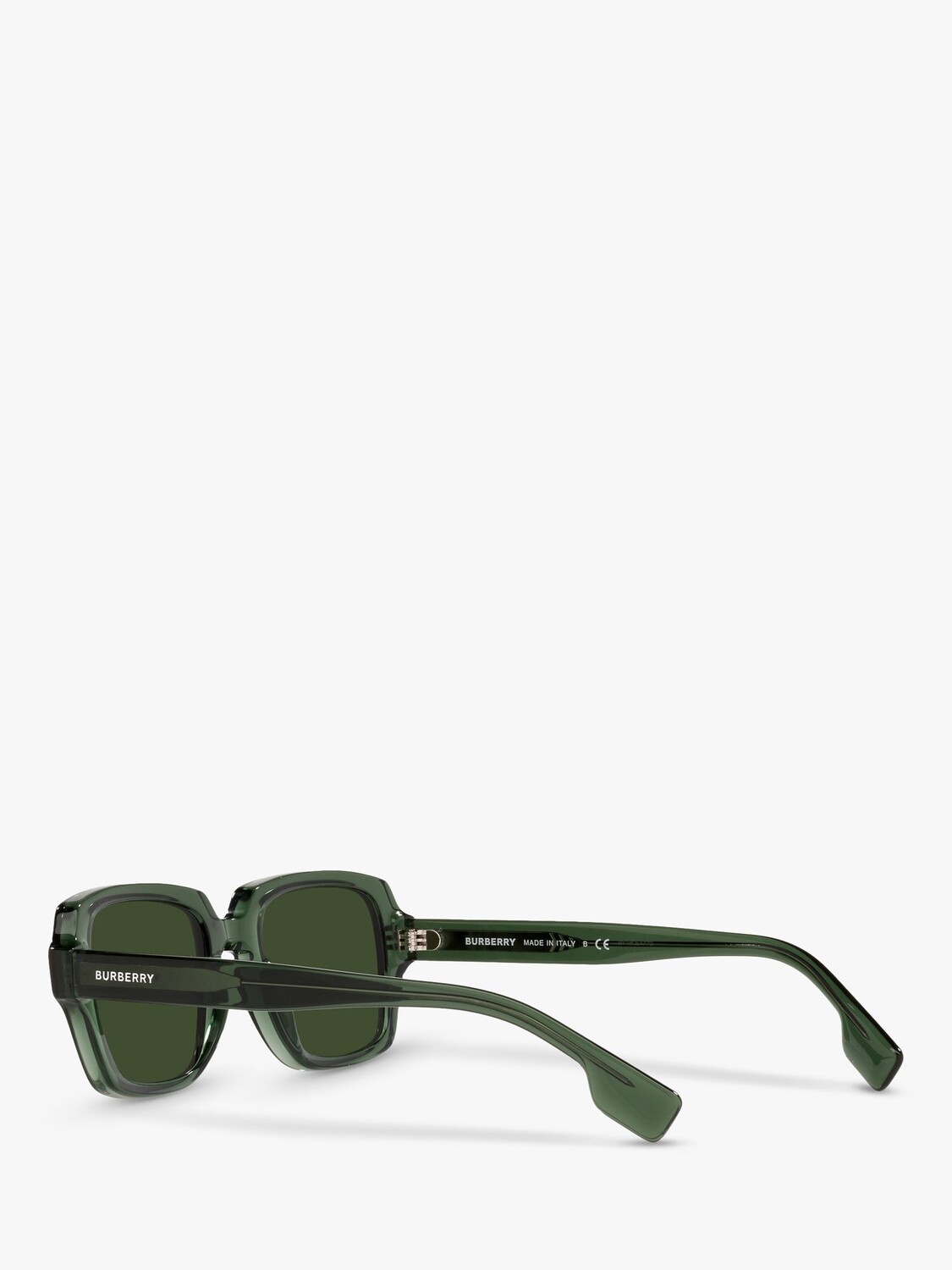 Мужские прямоугольные солнцезащитные очки Burberry BE4349, зеленые — фото 4